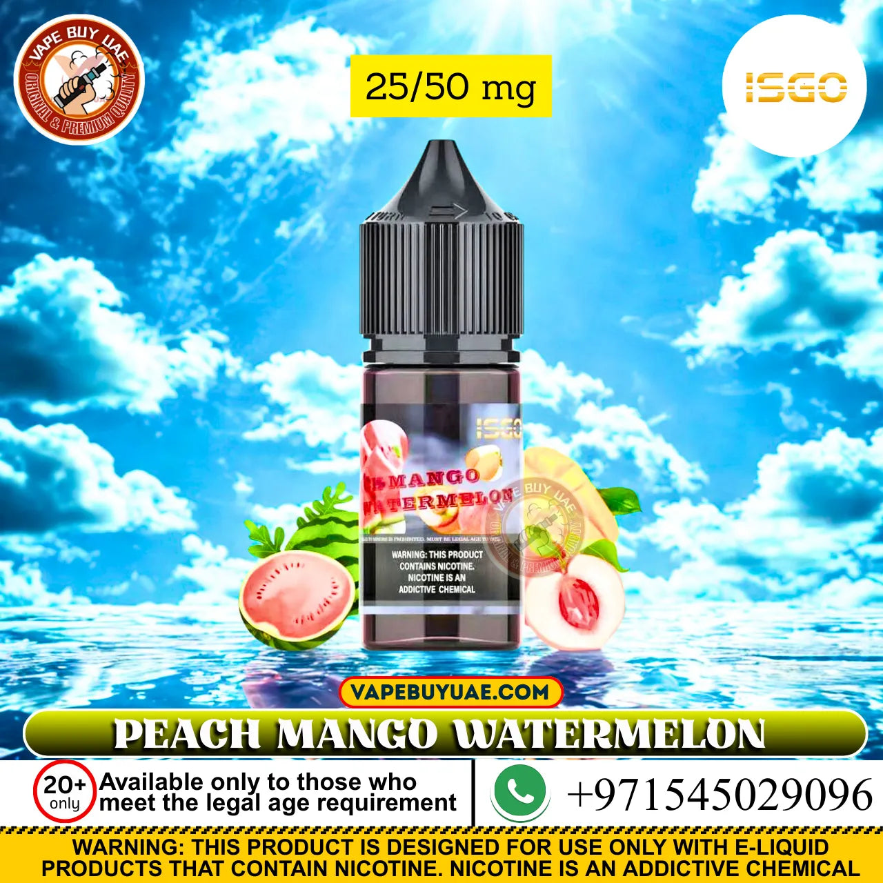 ISGO salt nic vape UAE product for comfortable everyday use