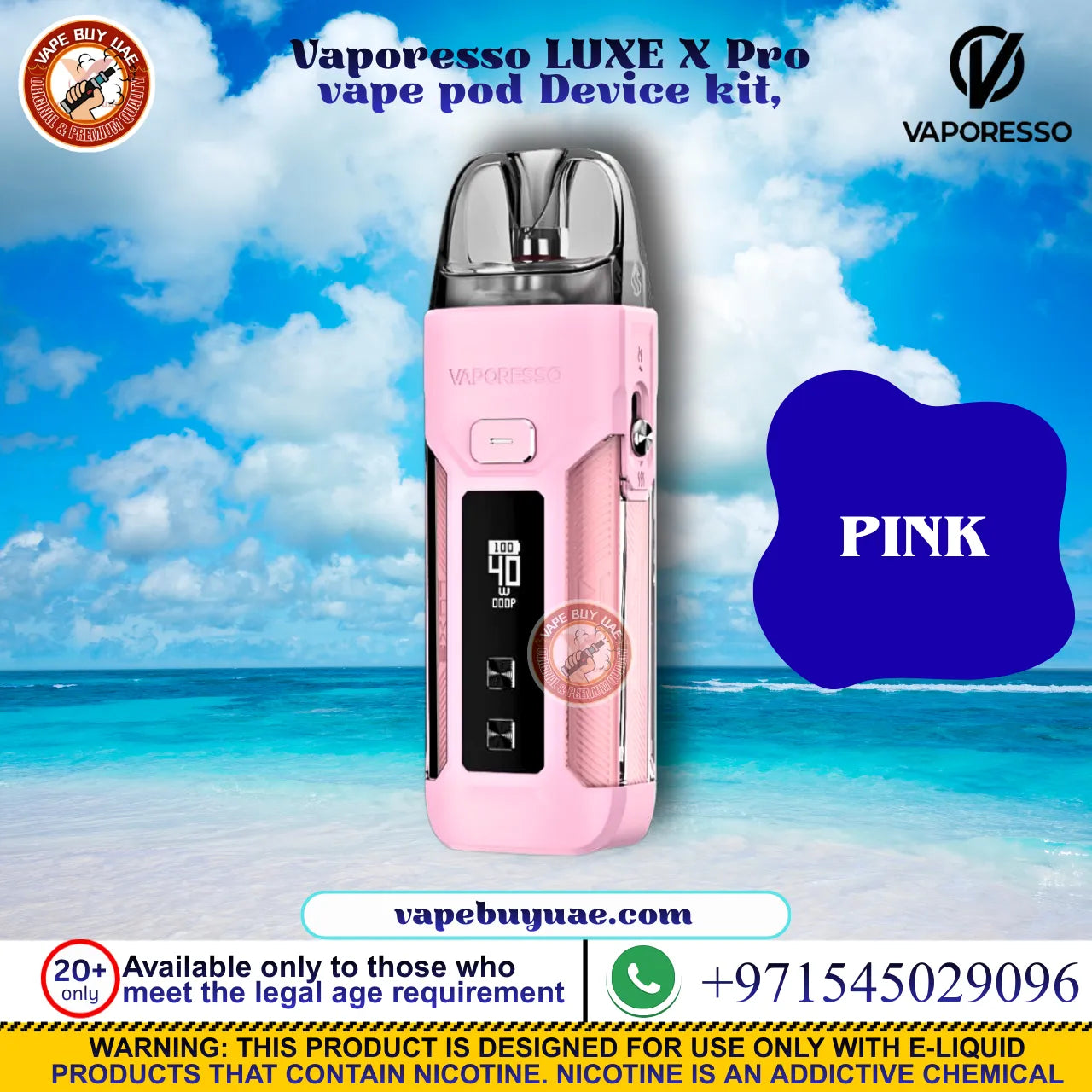 Best pod vape Dubai Vaporesso LUXE X Pro pod system UAE