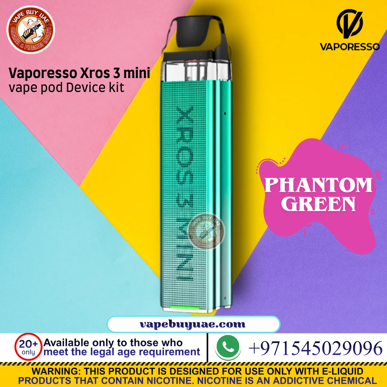 Vaporesso Xros 3 mini vape pod Device kit