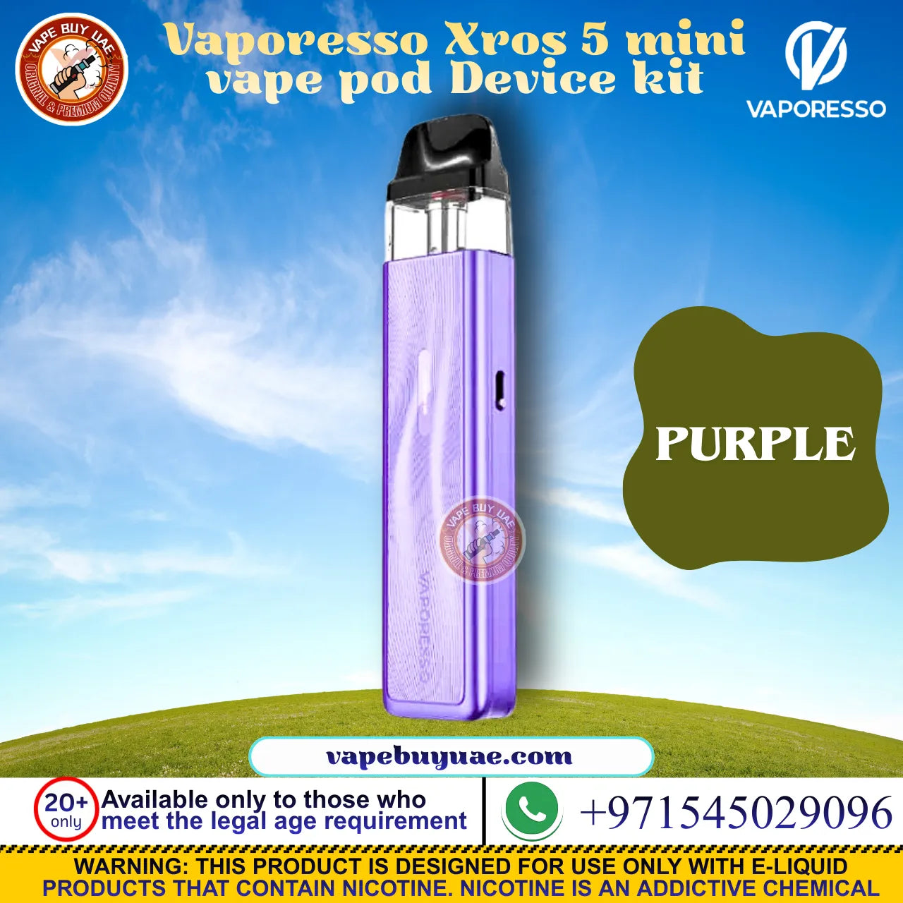 Vaporesso XROS 5 1500mAh Vape Dubai