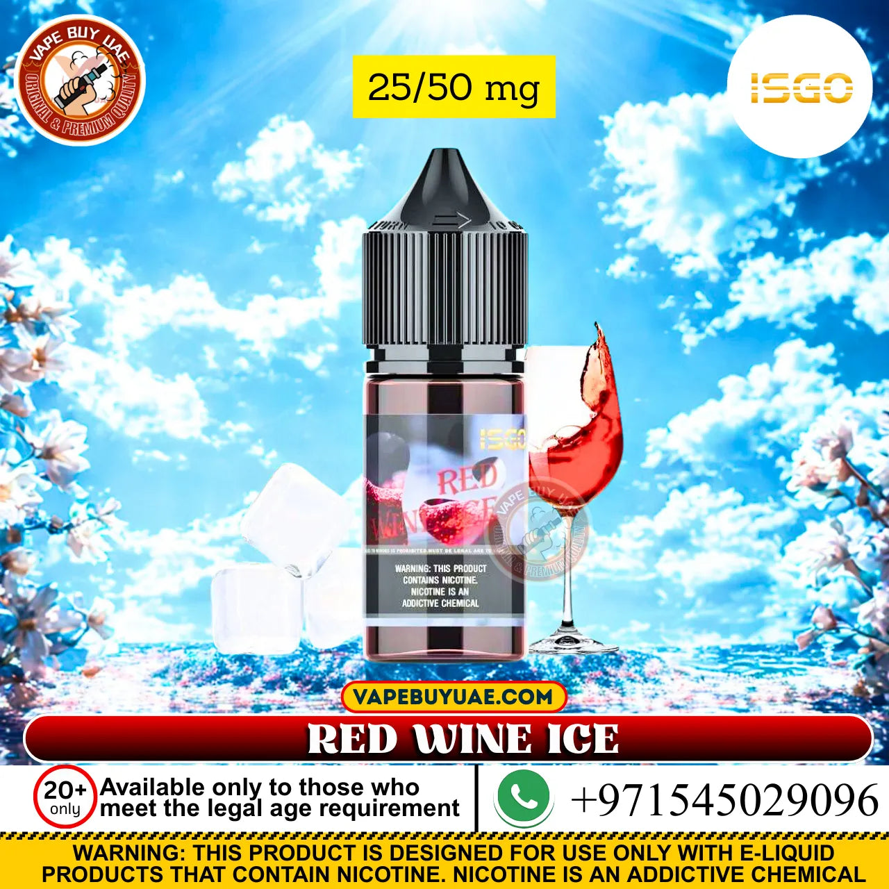 ISGO salt nicotine e-liquid for smooth and satisfying pod vaping