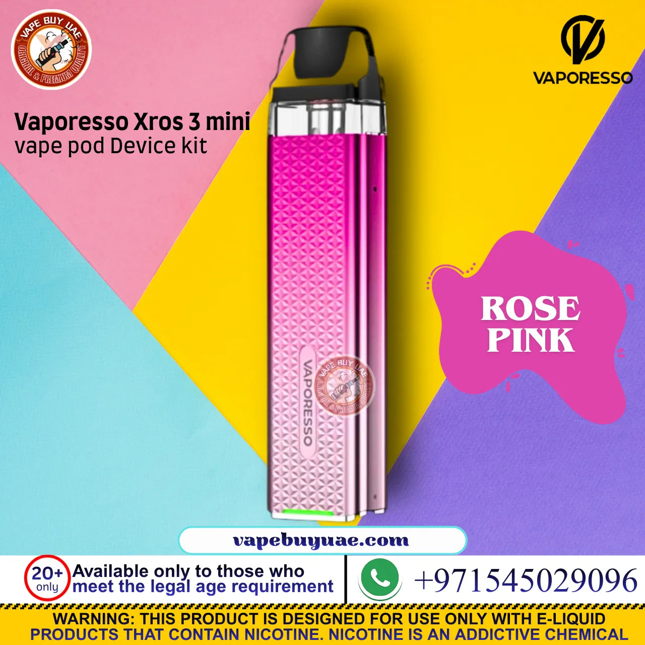 Vaporesso Xros 3 mini vape pod Device kit