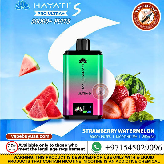 Hayati pro ultra 50k+ puffs rechargeable disposable