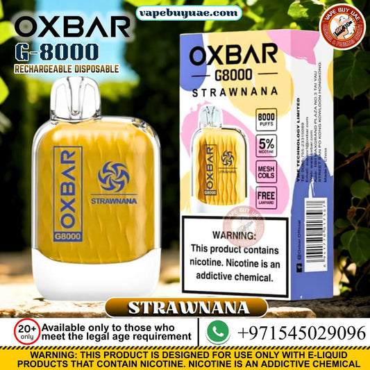 Oxbar G8000 puffs Rechargeable Disposable
