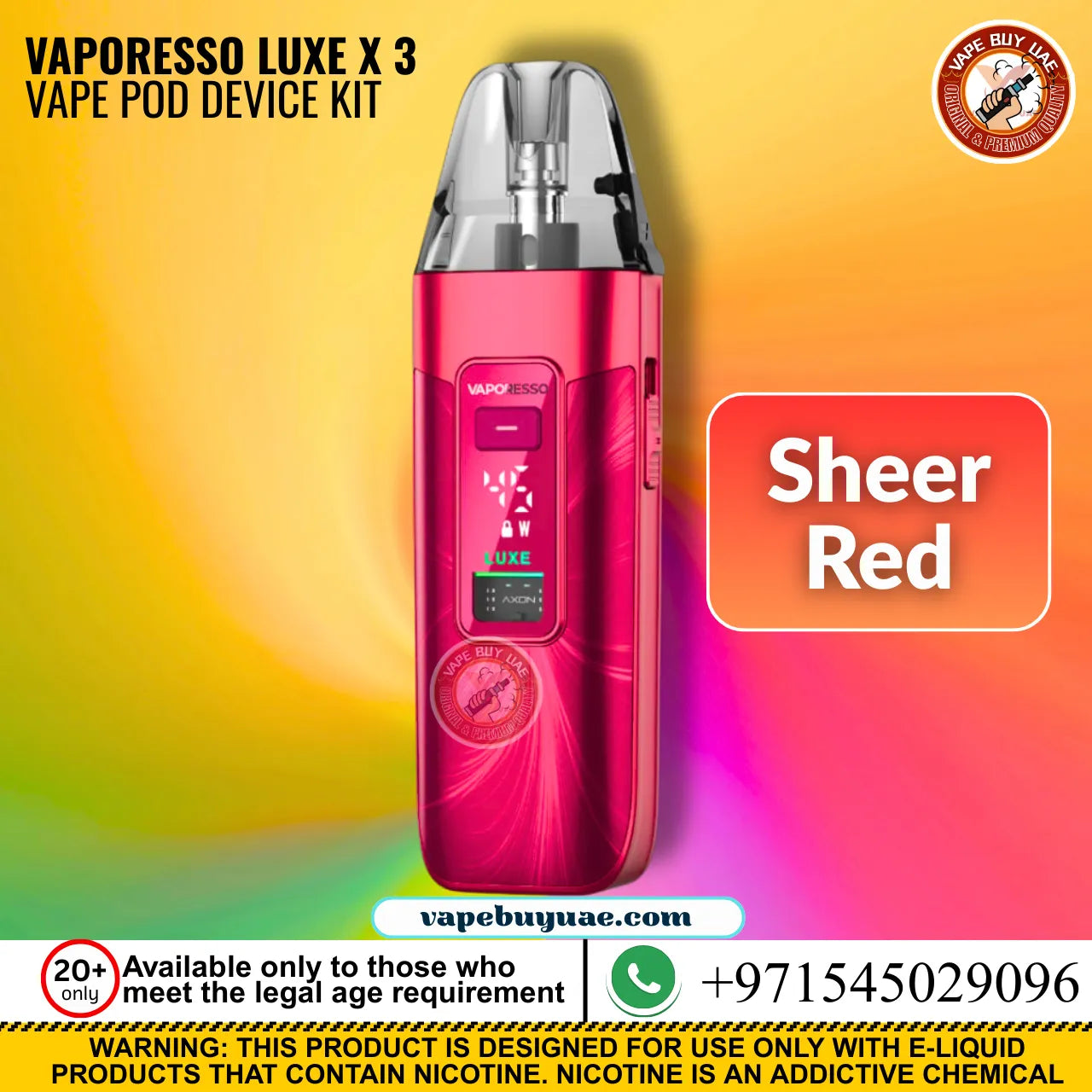 Vaporesso Luxe X 3 Vape Pod Device Kit