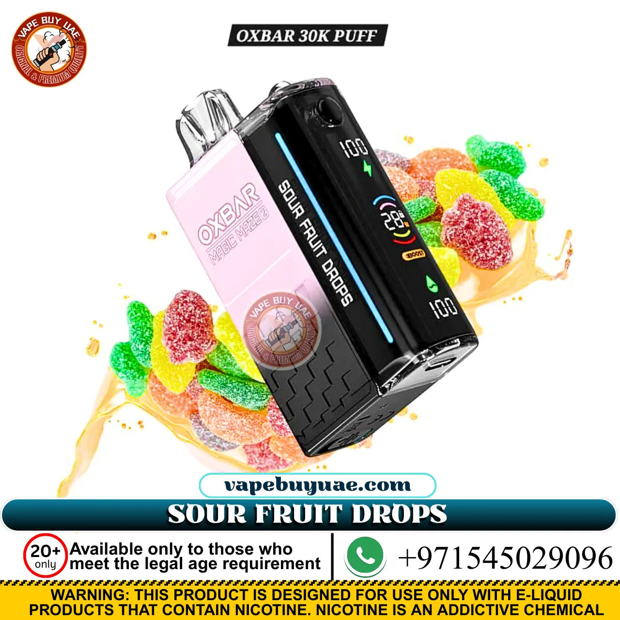 Oxbar Magic Maze-2 30000 puffs disposable vape device Dubai