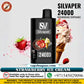 Silvaper 24000 puffs rechargeable disposable vape battery Dubai