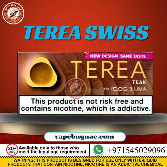 Terea Swiss Teak for IQOS ILUMA heated tobacco sticks pack – new design same taste