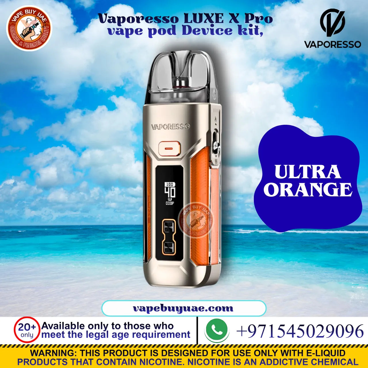 Best pod vape Dubai Vaporesso LUXE X Pro pod system UAE
