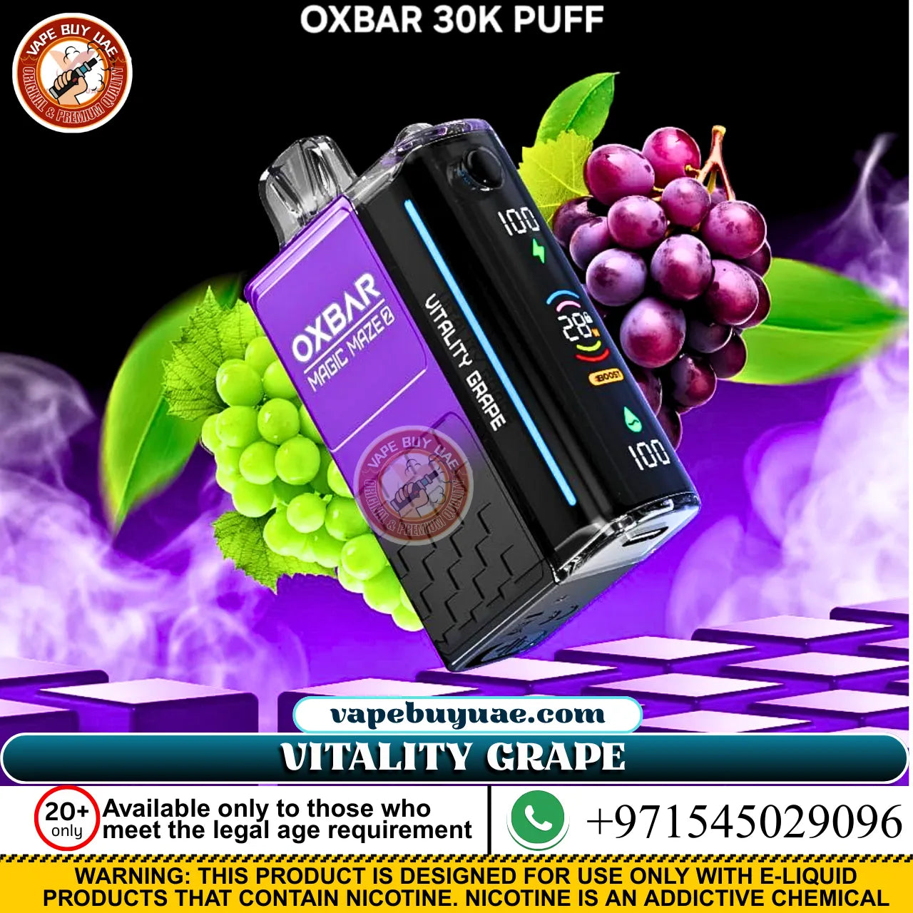 Oxbar Magic Maze-2 30000 puffs disposable vape device Dubai