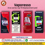 Authentic Vaporesso XROS pods for sale at vape buy uae