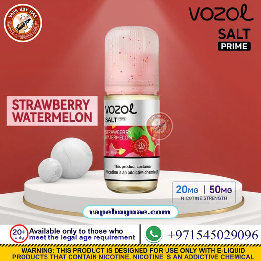 Buy VOZOL Salt Prime nic salt e-liquid in 20mg or 50mg. Choose fruit, berry, mint, and ice flavours online in the UAE