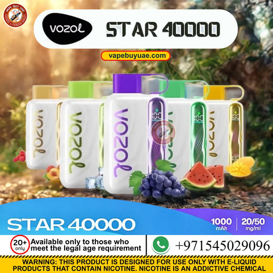 Vozol Star 40K Puffs Rechargeable Disposable Vape