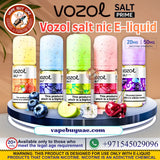 Buy VOZOL Salt Prime nic salt e-liquid in 20mg or 50mg. Choose fruit, berry, mint, and ice flavours online in the UAE