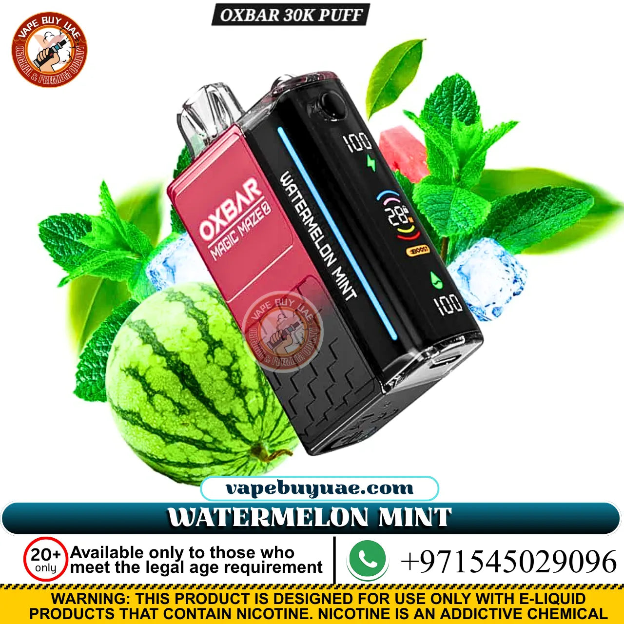 Oxbar Magic Maze-2 long lasting disposable vape Dubai
