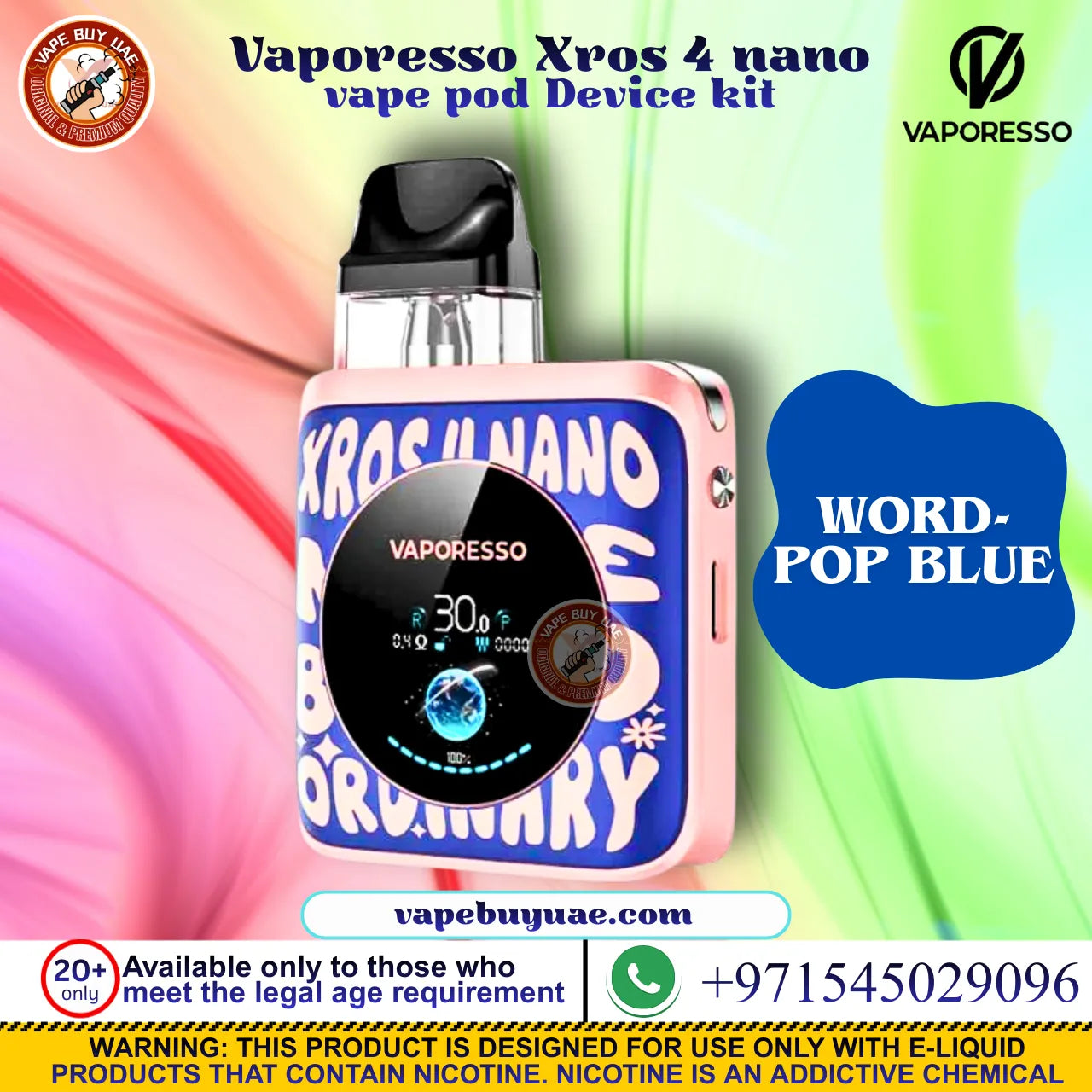 Vaporesso XROS 4 Nano Vape Pod Device Kit