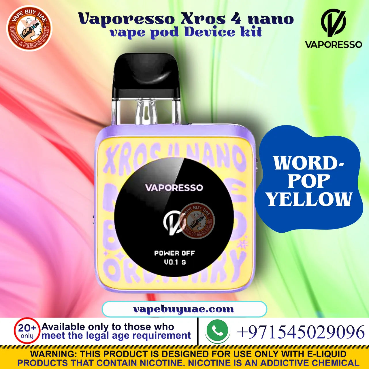 Vaporesso XROS 4 Nano Vape Pod Device Kit