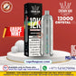 AL FAKHER Crystal V2 12K Grape Mint rechargeable disposable vape