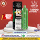 AL FAKHER Crystal V2 12K Lemon Mint rechargeable disposable vape