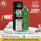 AL FAKHER Crystal V2 12K Mint rechargeable disposable vape