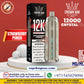 AL FAKHER Crystal V2 12K Strawberry Punch rechargeable disposable vape