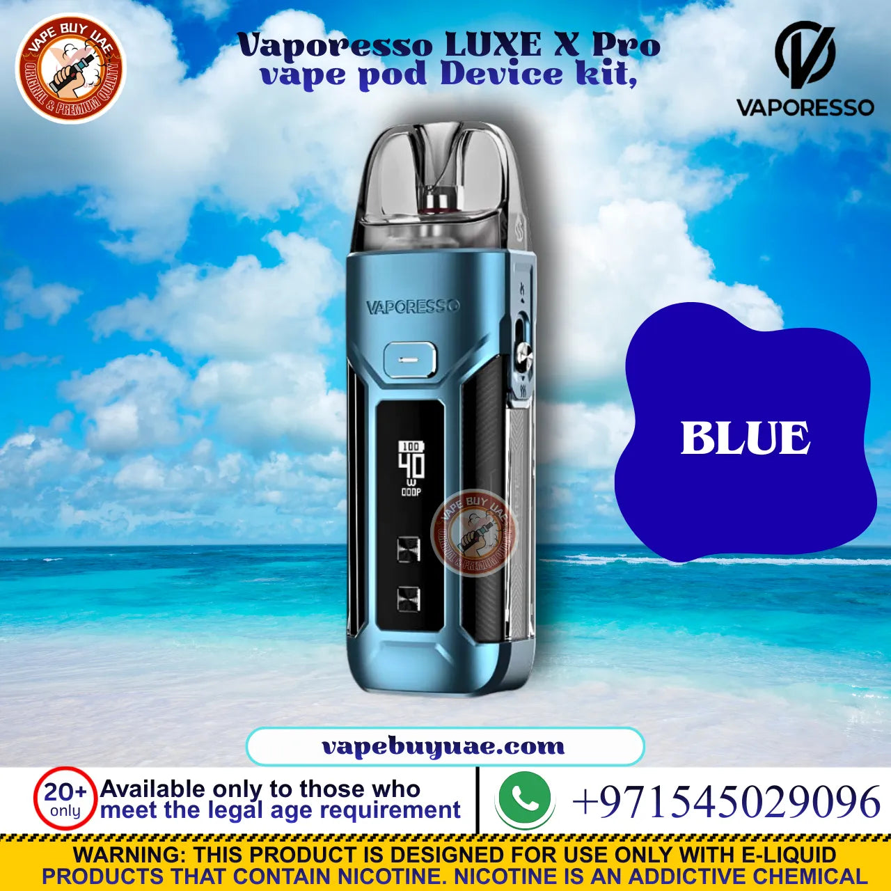 Best pod vape Dubai Vaporesso LUXE X Pro pod system UAE