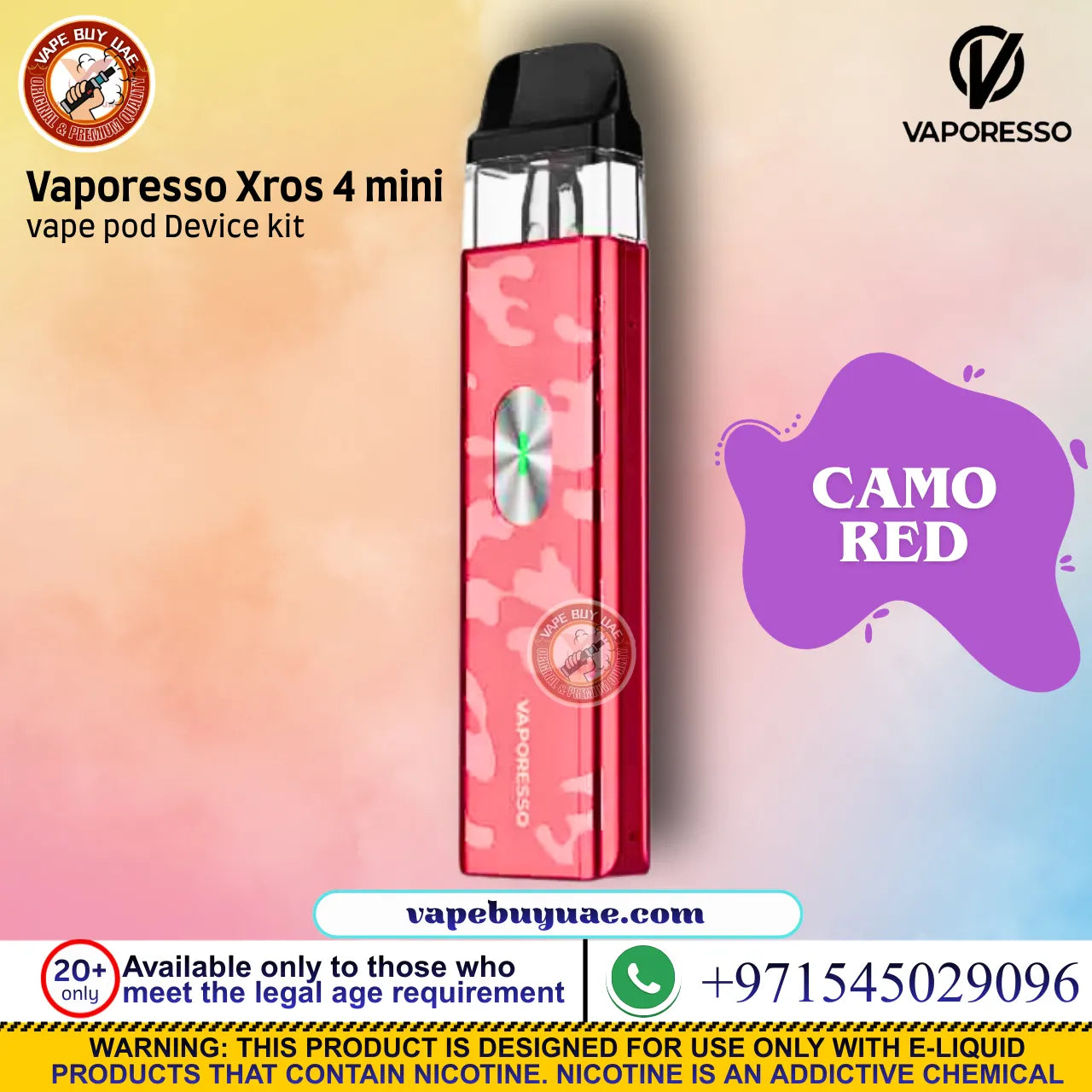 Vaporesso XROS 4 Mini original pod system vape Dubai