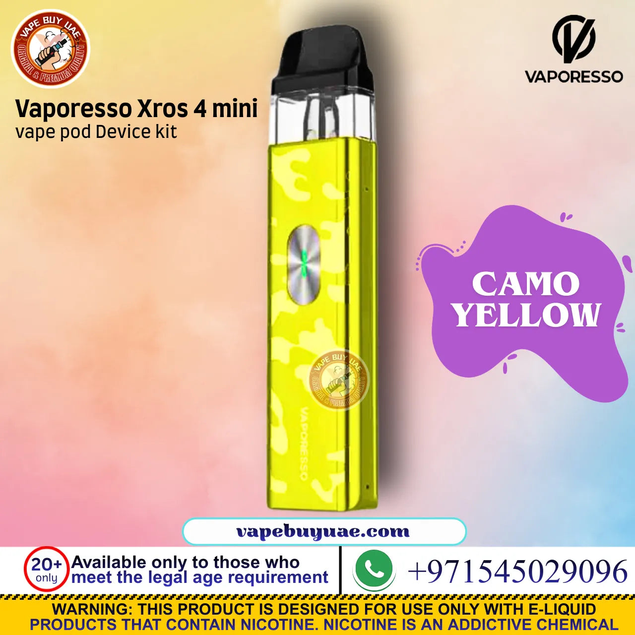 Vaporesso XROS 4 Mini vape pod device kit Dubai UAE