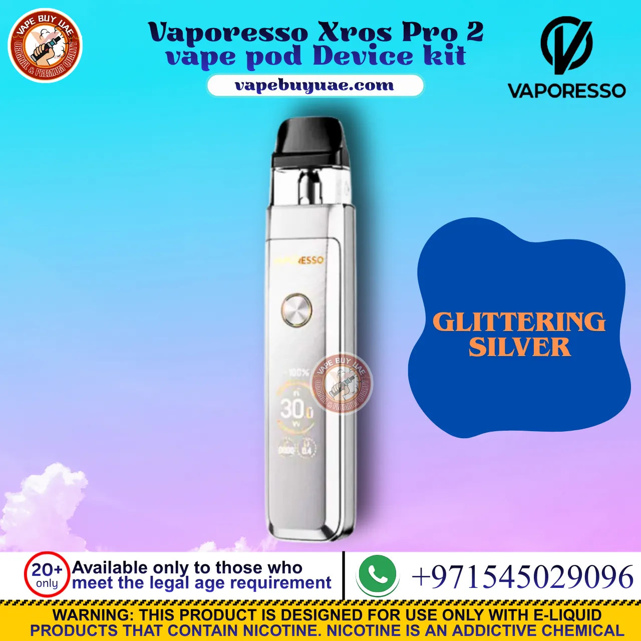 Vaporesso Xros Pro 2 vape pod kit for daily use UAE