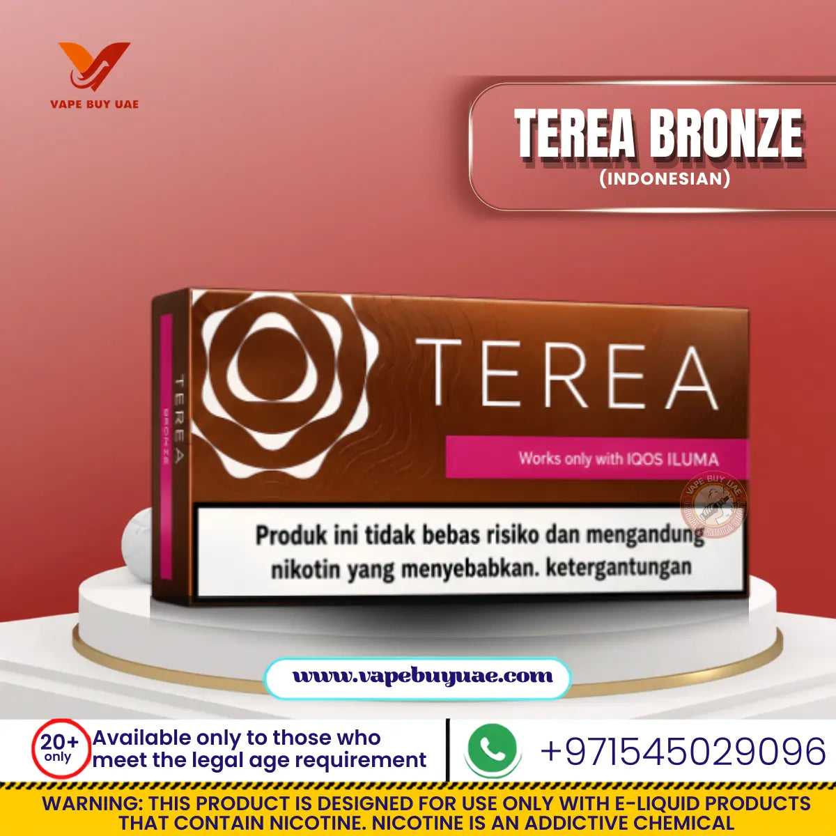 IQOS TEREA Bronze Indonesia tobacco sticks compatible with IQOS ILUMA