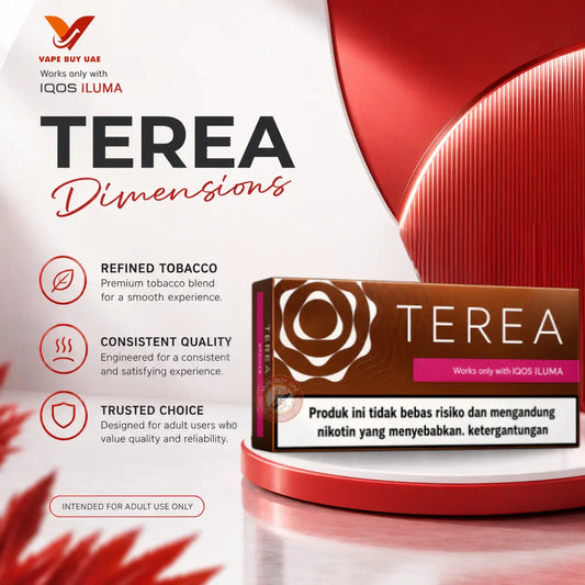 IQOS TEREA Dimensions Indonesia tobacco sticks for IQOS ILUMA