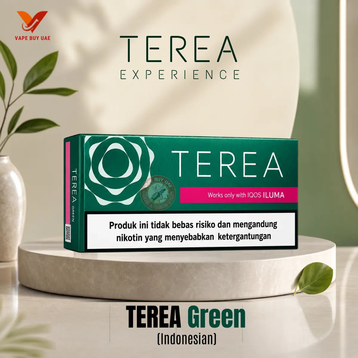 TEREA Green Indonesian IQOS ILUMA compatible heated tobacco sticks