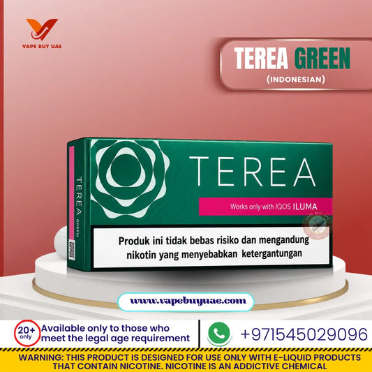 TEREA Green Indonesian IQOS ILUMA compatible heated tobacco sticks