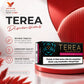 Promotional infographic for IQOS TEREA Golden Edition detailing TEREA Dimensions, refined tobacco, and consistent quality for IQOS ILUMA, presented by Vape Buy UAE.