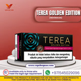 IQOS TEREA Golden Edition Indonesian flavor pack for IQOS ILUMA available at Vape Buy UAE.