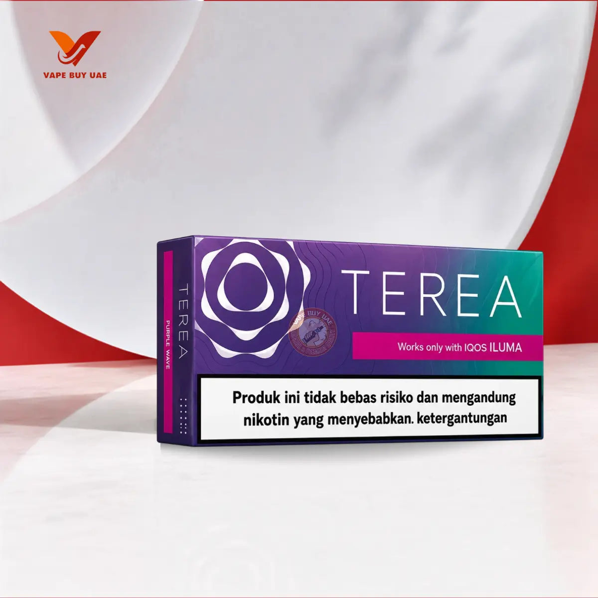 TEREA Purple Wave Indonesian Heats Box Packaging for IQOS ILUMA - Vape Buy UAE