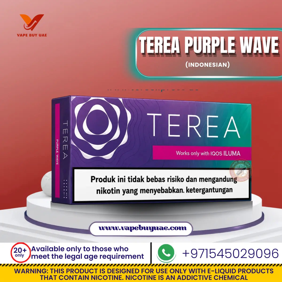 TEREA Purple Wave Indonesian Heets for IQOS ILUMA - Buy Online in Dubai UAE